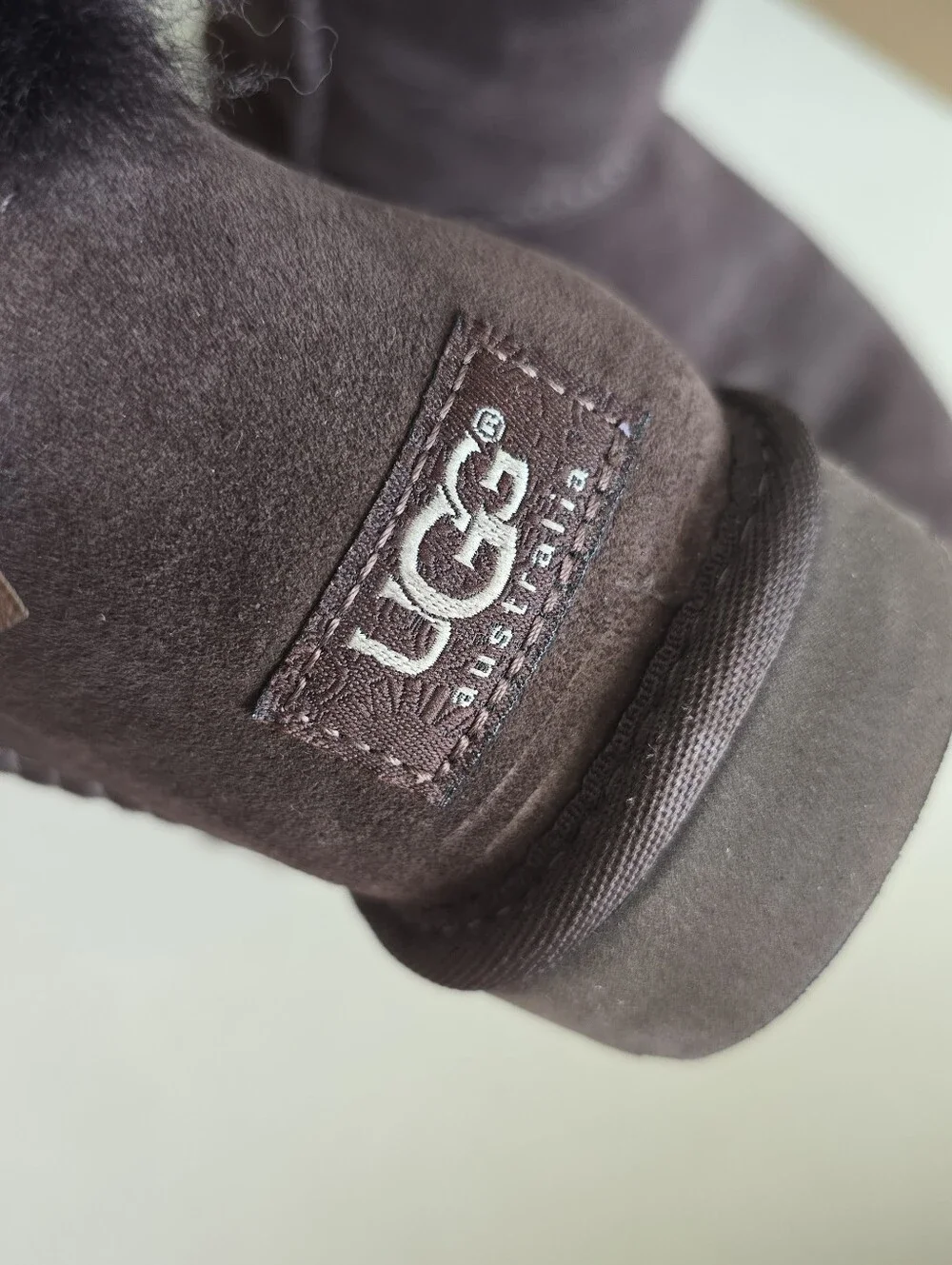 Authentic New UGG Bailey Bow boots chocolate Size 7 $215